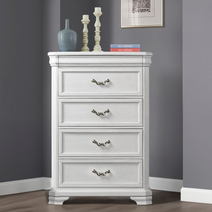 LYNDHURST CHEST- VINTAGE WHITE