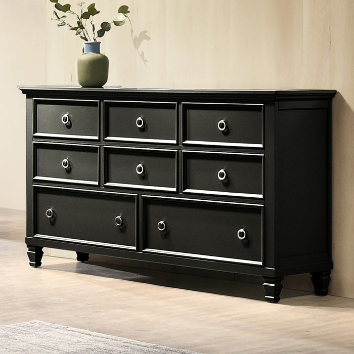 TAMARACK DRESSER- BLACK