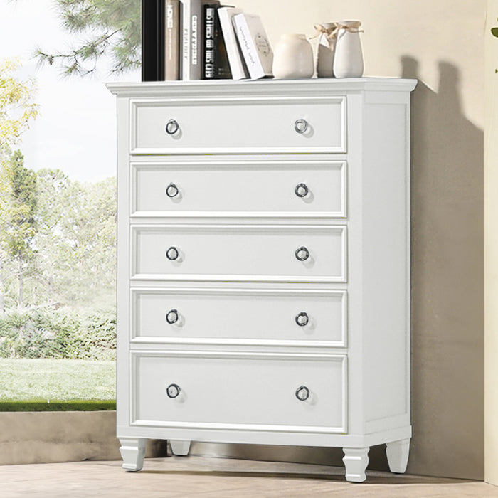 TAMARACK CHEST- WHITE