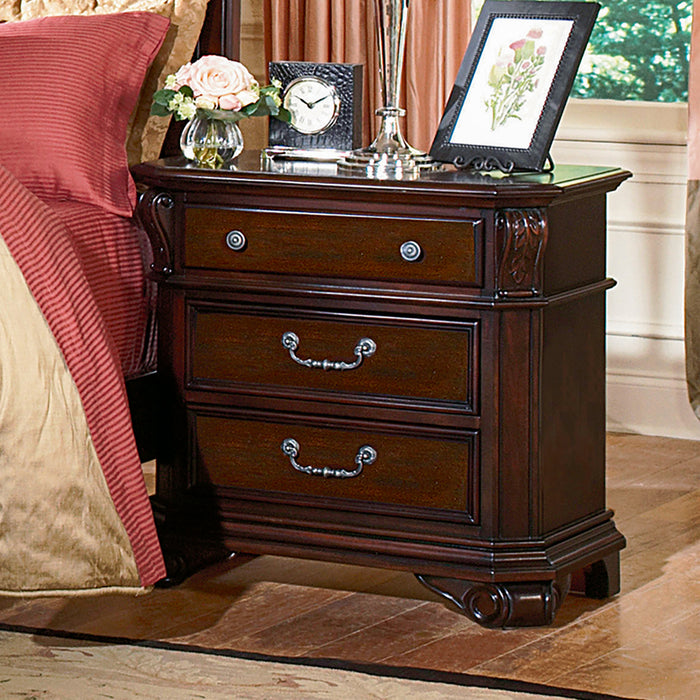 EMILIE NIGHTSTAND- TUDOR BROWN