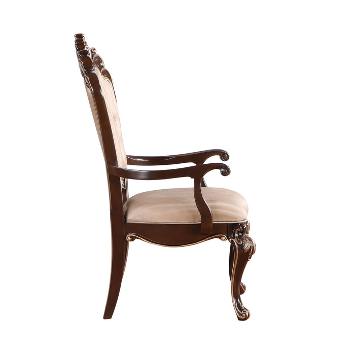 CONSTANTINE ARM CHAIR-CHERRY (2 PER CARTON)