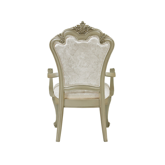 MONIQUE ARM CHAIR (2/CTN)-CHAMPAGNE