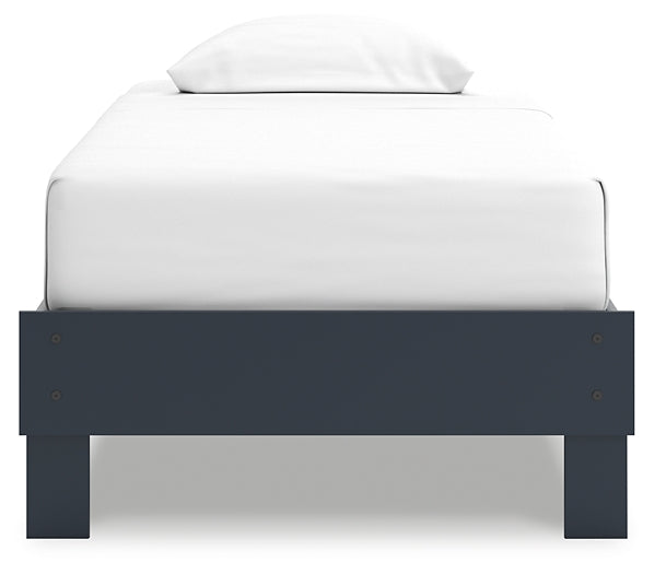 Simmenfort Twin Platform Bed with Nightstand