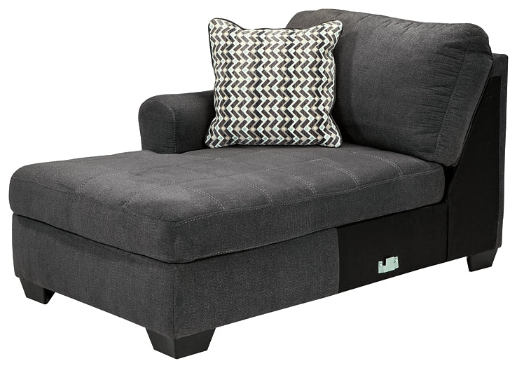 Ambee 3-Piece Sectional with Ottoman JR Furniture Store