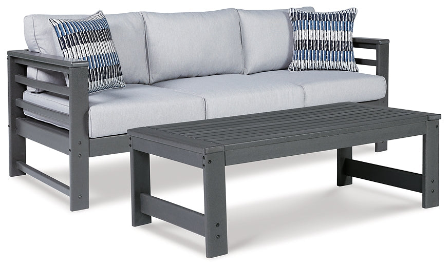 Amora Outdoor Sofa with Coffee Table JR Furniture Store