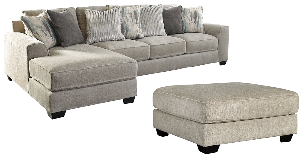 Ardsley 2-Piece Sectional with Ottoman JR Furniture Store