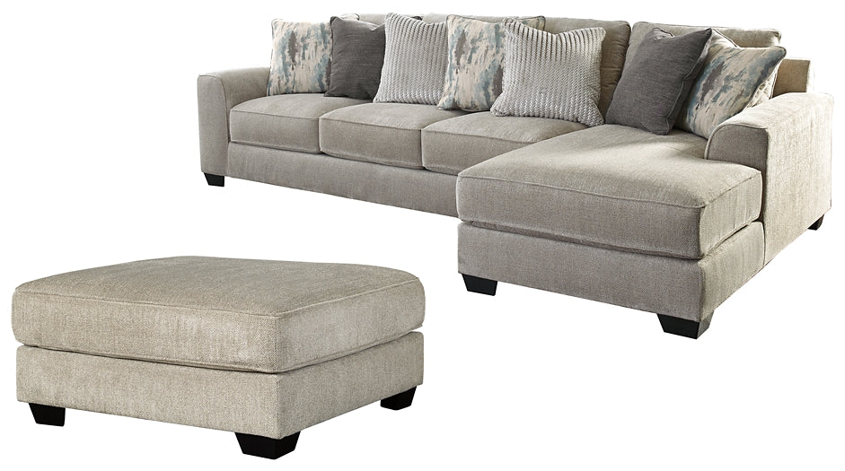 Ardsley 2-Piece Sectional with Ottoman JR Furniture Store