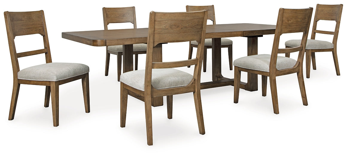 Cabalynn Dining Table and 6 Chairs JR Furniture Store