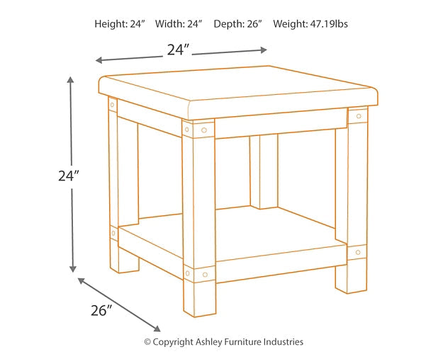 Carynhurst Coffee Table with 2 End Tables JR Furniture Store