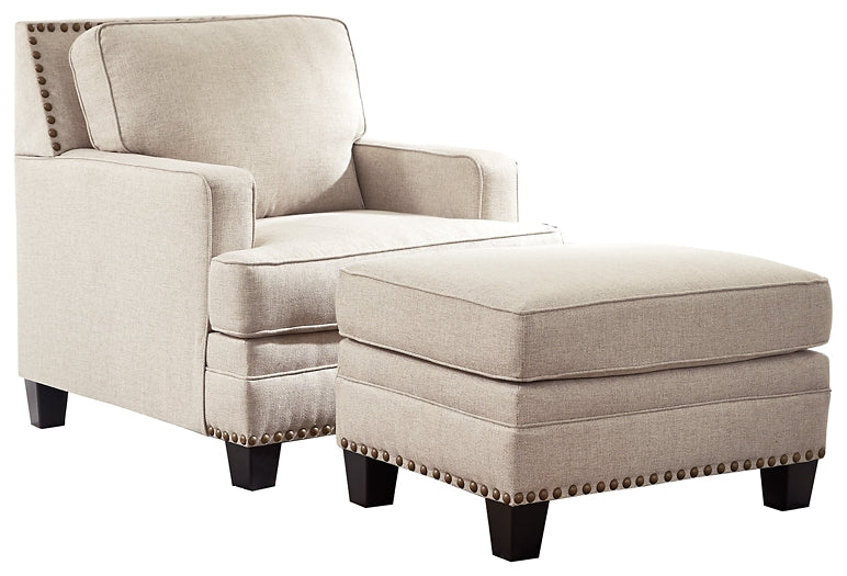 Claredon Chair and Ottoman JR Furniture Store