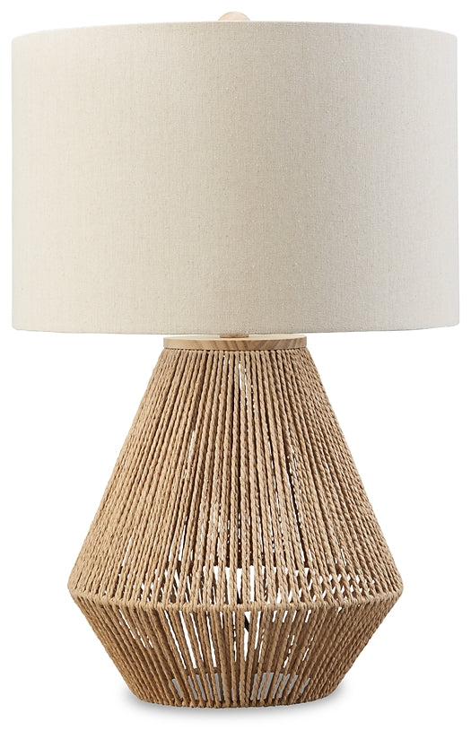 Clayman Paper Table Lamp (1/CN) JR Furniture Store