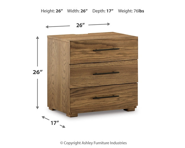 Dakmore King Upholstered Bed with Mirrored Dresser and 2 Nightstands JR Furniture Store