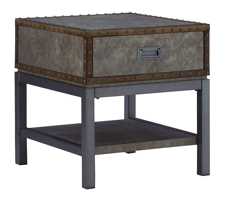 Derrylin Rectangular End Table JR Furniture Store