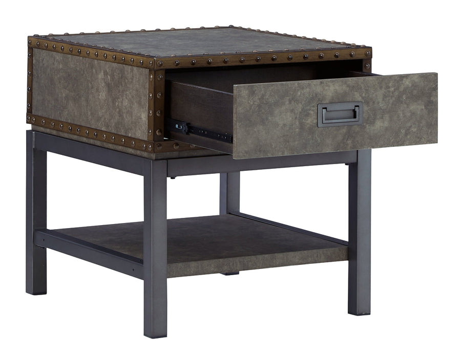 Derrylin Rectangular End Table JR Furniture Store