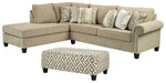 Dovemont 2-Piece Sectional with Ottoman JR Furniture Store