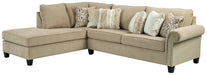 Dovemont 2-Piece Sectional with Ottoman JR Furniture Store