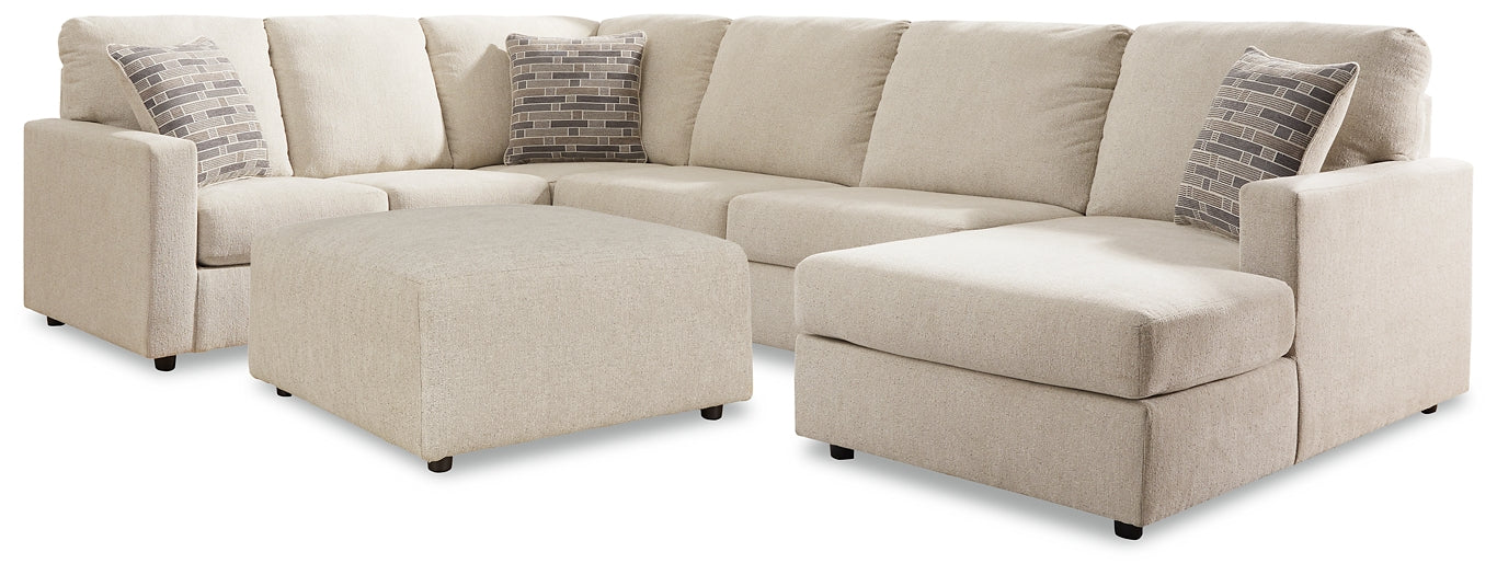 Edenfield 3-Piece Sectional with Ottoman JR Furniture Store