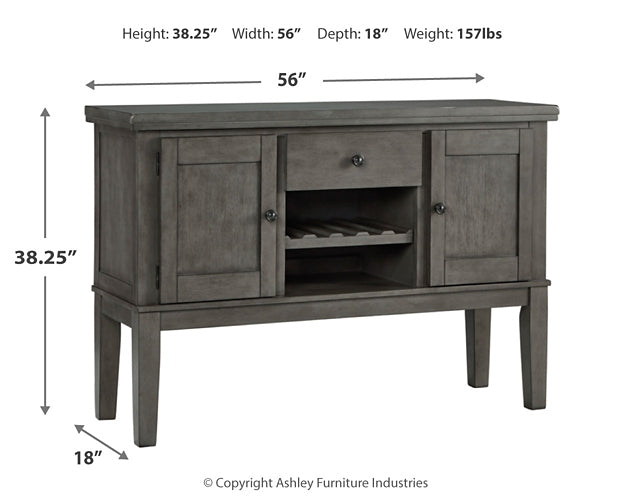 Hallanden Counter Height Dining Table and 6 Barstools with Storage JR Furniture Store