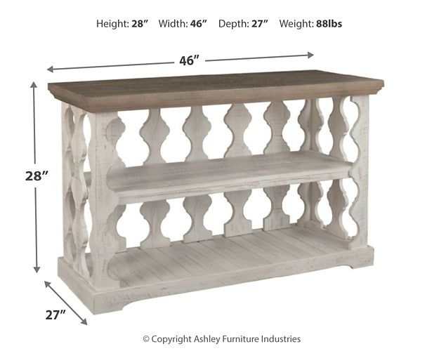 Havalance Console Sofa Table JR Furniture Store