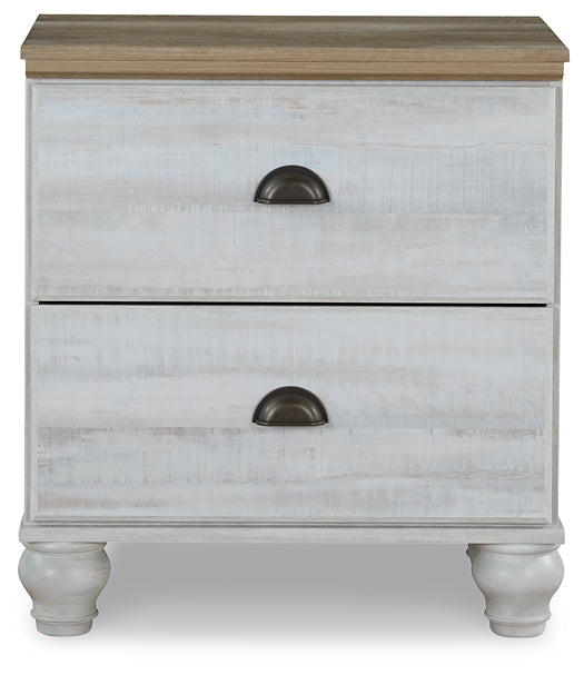 Haven Bay King Panel Storage Bed with Mirrored Dresser, Chest and Nightstand JR Furniture Store