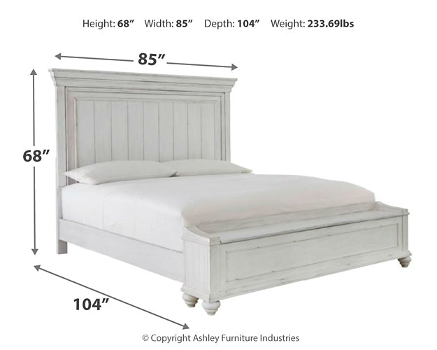 Kanwyn King Panel Bed with Storage with Mirrored Dresser JR Furniture Storefurniture, home furniture, home decor