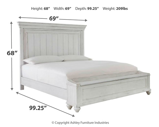 Kanwyn Queen Panel Bed with Storage with Mirrored Dresser, Chest and 2 Nightstands JR Furniture Storefurniture, home furniture, home decor