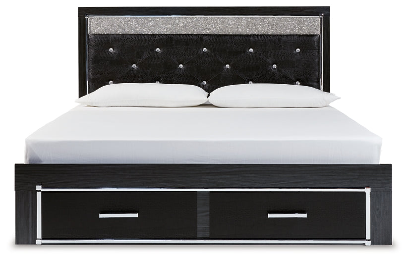 Kaydell King Upholstered Panel Storage Bed with Mirrored Dresser, Chest and Nightstand JR Furniture Storefurniture, home furniture, home decor