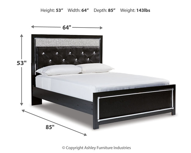 Kaydell Queen Upholstered Panel Bed with Mirrored Dresser JR Furniture Storefurniture, home furniture, home decor