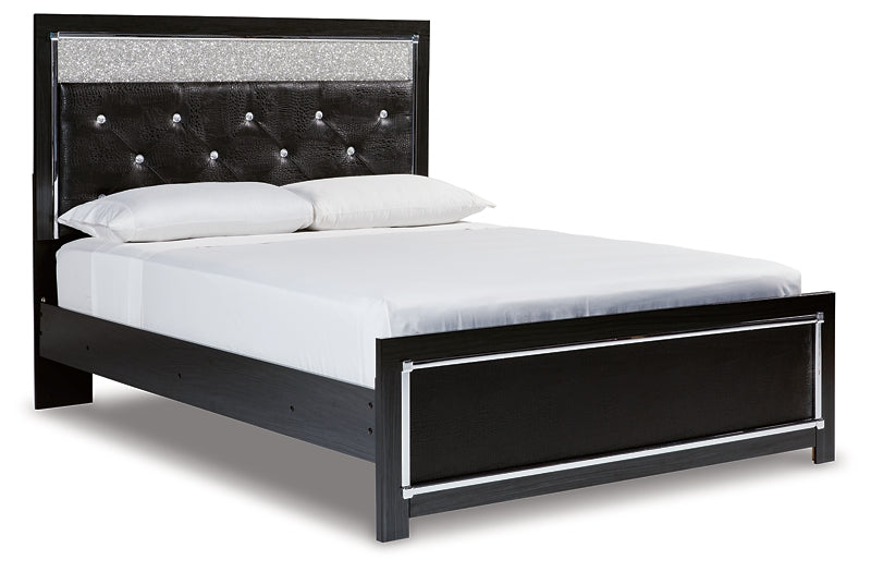 Kaydell Queen Upholstered Panel Bed with Mirrored Dresser JR Furniture Storefurniture, home furniture, home decor