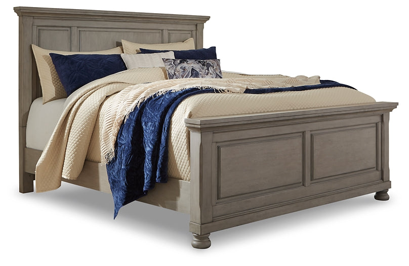 Lettner California King Panel Bed with Mirrored Dresser and 2 Nightstands JR Furniture Storefurniture, home furniture, home decor