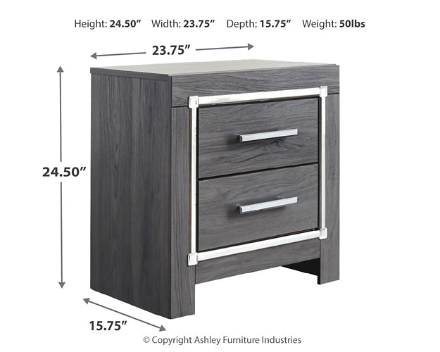 Lodanna Full Panel Bed with 2 Storage Drawers with Mirrored Dresser, Chest and Nightstand JR Furniture Storefurniture, home furniture, home decor