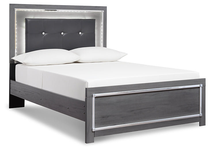 Lodanna King Panel Bed with Mirrored Dresser, Chest and Nightstand JR Furniture Storefurniture, home furniture, home decor