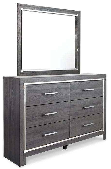 Lodanna King Panel Bed with Mirrored Dresser and Nightstand JR Furniture Storefurniture, home furniture, home decor