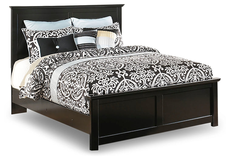 Maribel Queen Panel Bed with Mirrored Dresser, Chest and 2 Nightstands JR Furniture Storefurniture, home furniture, home decor